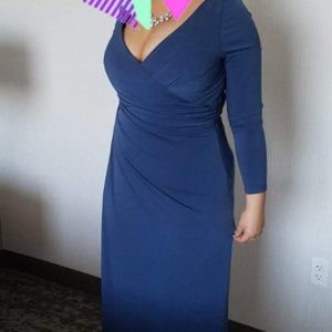 Vera Wang long sleeve gown size 14